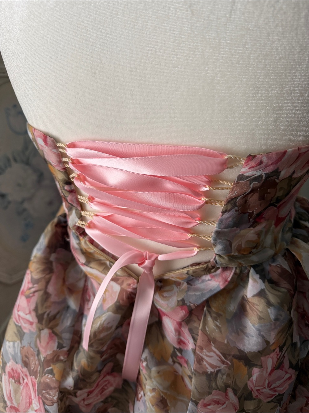 Selkie Jardin De Fleurs 2 piece Shrug Puff Mini Dress - Picture 7 of 7